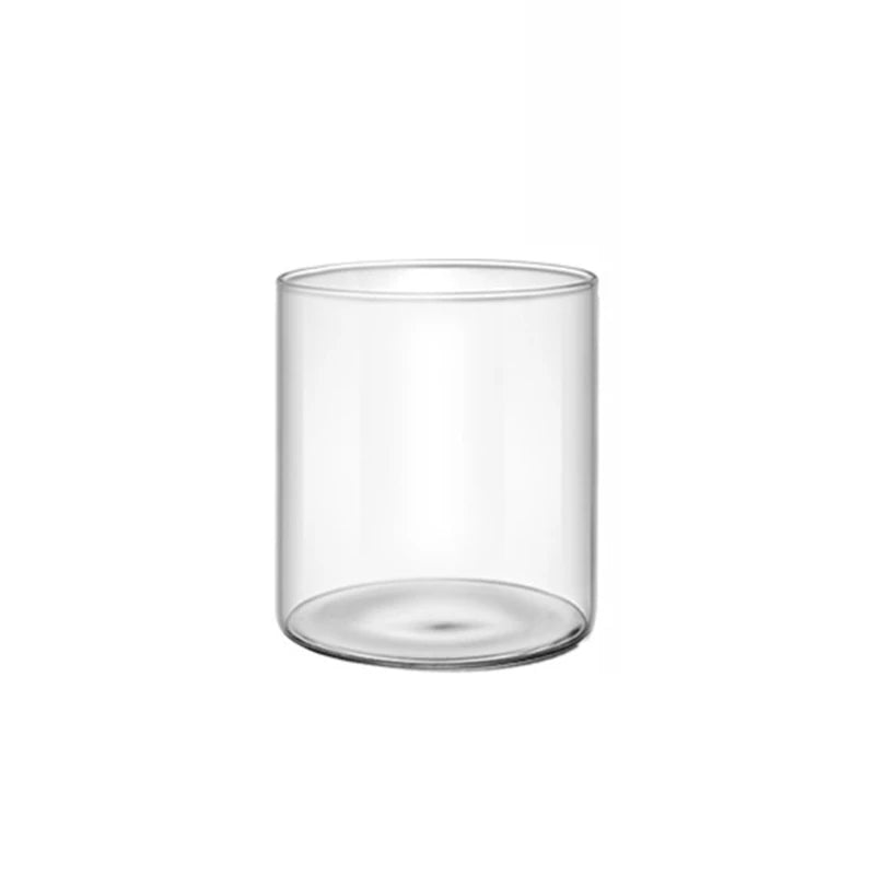 Vase en verre cylindrique